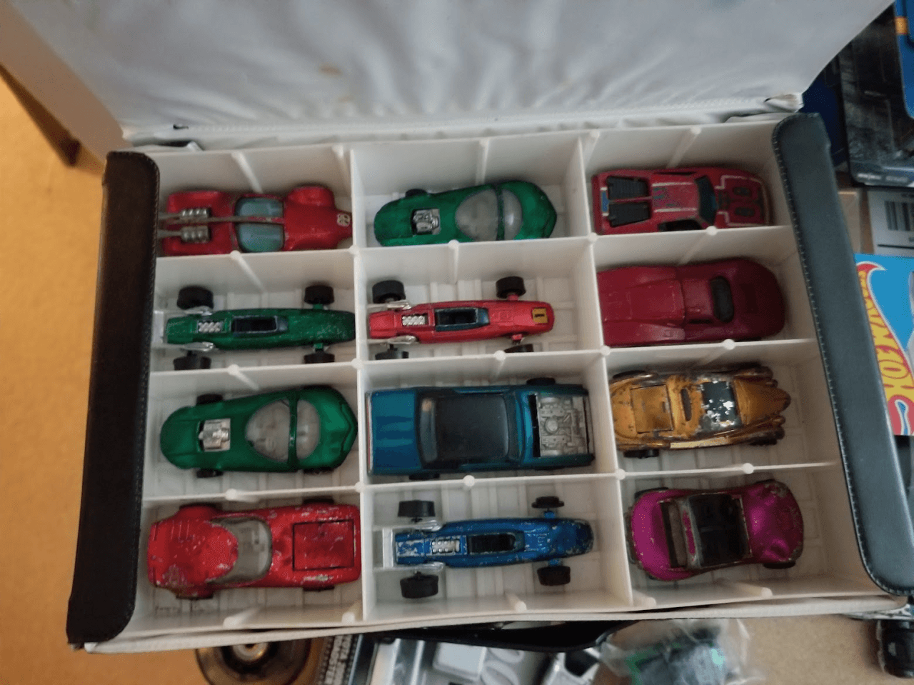 Vintage Hot Wheels Redline Case · 12-Car Loose Lot